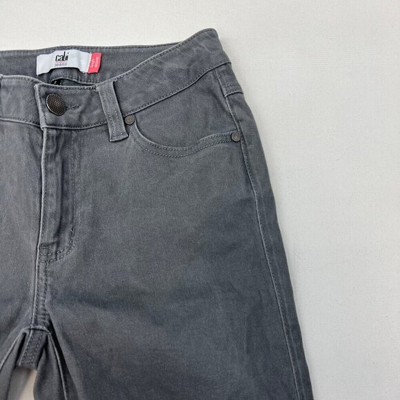 Cabi Women’s Low Rise Gray Skinny Jeans Size 2 Stretch Five Pocket - Picture 3 of 9